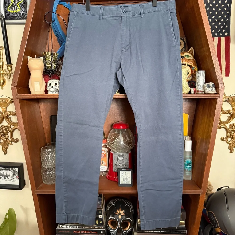J. Crew - The Driggs Chinos Office Casual Pants - Legacy Blue - Men’s 34 34x30